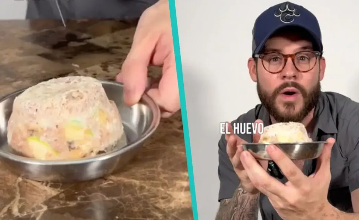 Receta casera de premio para gatos con atún, huevo y calabaza.