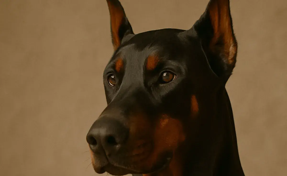El Doberman no solo es ágil y elegante, también tiene una fuerza increíble.