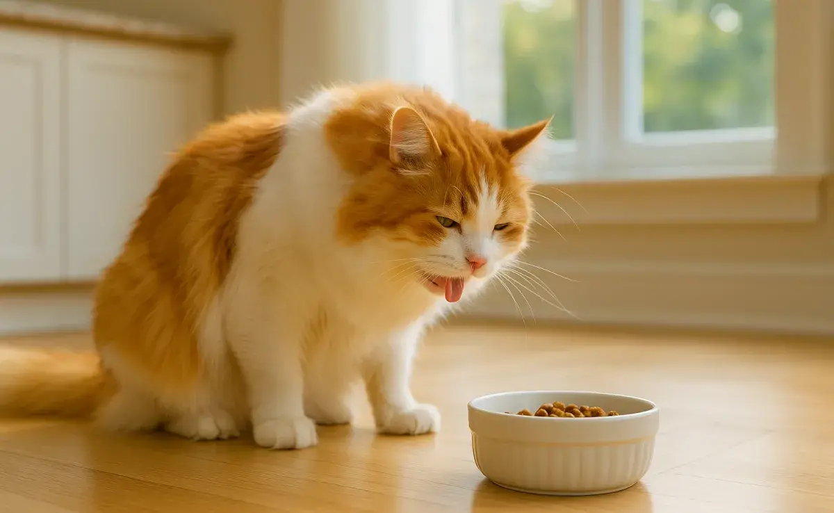 Si cambiaste su comida recientemente, puede que su pancita esté reaccionando al nuevo alimento.