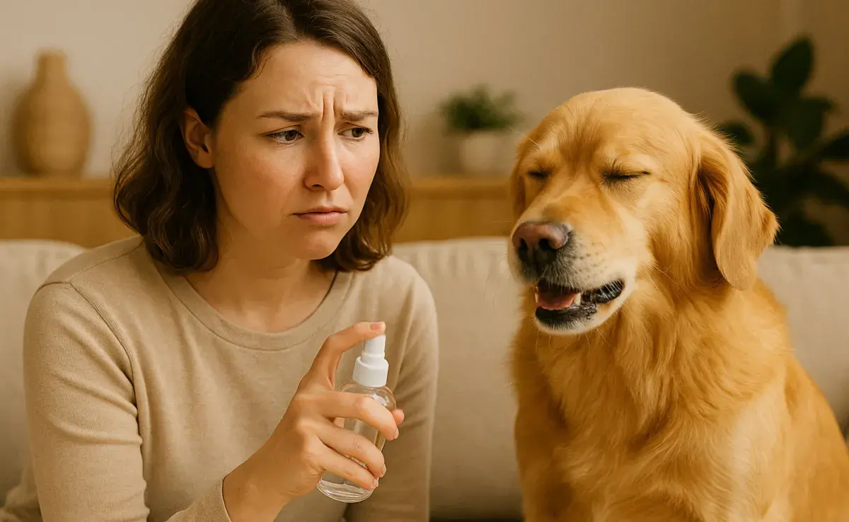 Aplicar perfume a tu perro puede ocasionarle sarpullido o problemas en la piel.