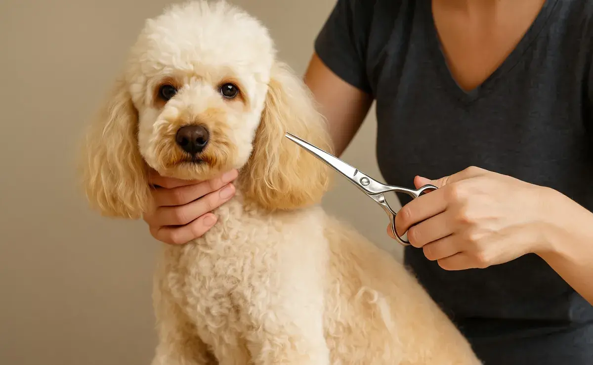 El corte puppy es ideal para los French, por ejemplo. Imagen creada por ChatGPT.