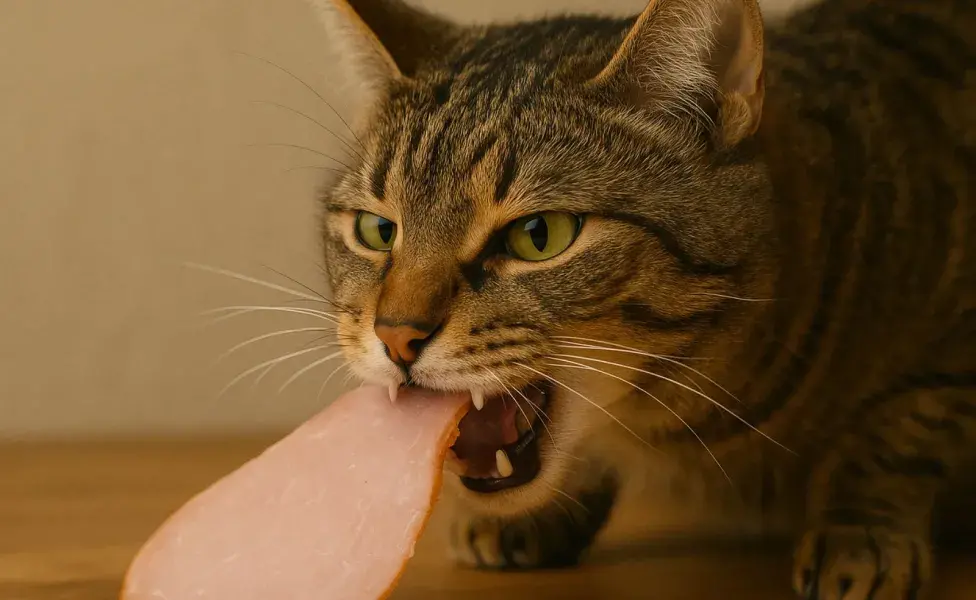 Los embutidos, por su alto grado de sal, le hacen daño a los gatos.