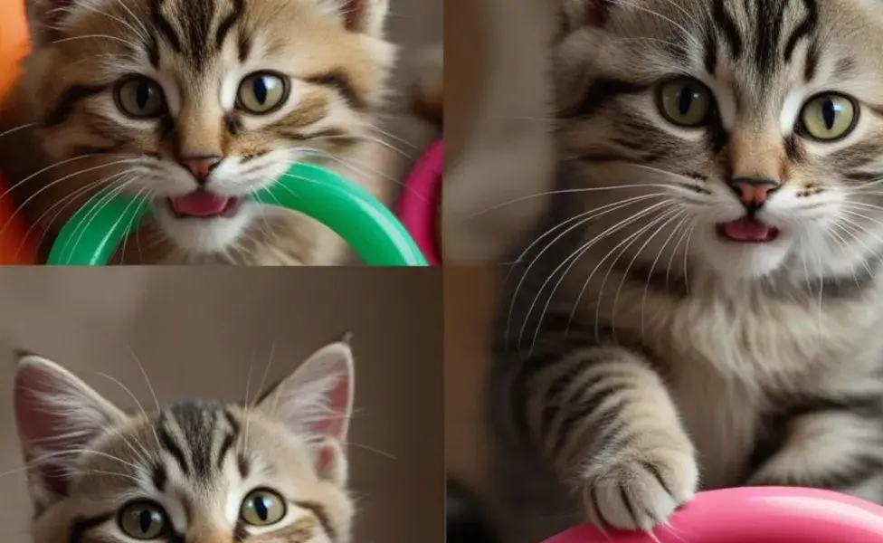 A los gatos les gusta morder porque les recuerda su instinto de caza. Imagen creada en Canva.