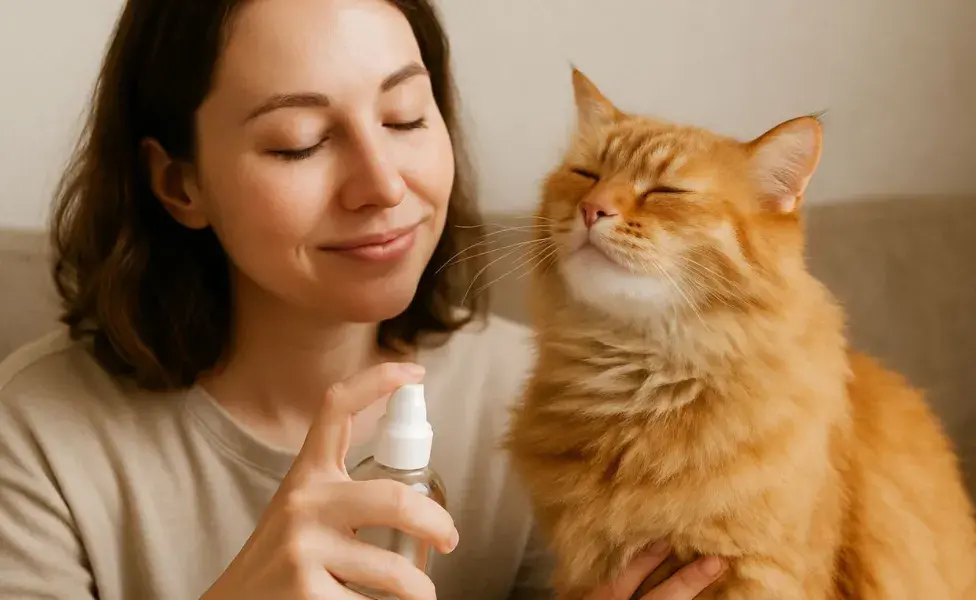 Los perfumes de humanos en las mascotas pueden ocasionarles dermatitis.