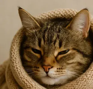 Si la temperatura baja a 7 grados, tu gato empezará a sentirlo. La mejor forma de quitarle el frío es adecuando su entorno.