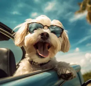 Tu perro puede perder el miedo al coche si le das premios.