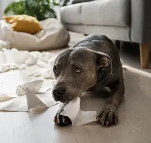 A un perro recién adoptado y rescatado se le debe tratar con paciencia y amor.