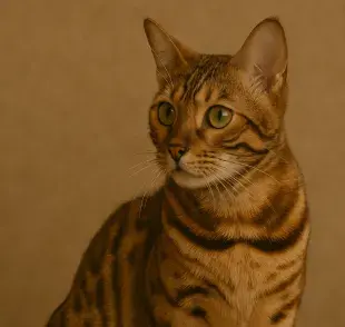Los gatos Bengala parecen pequeños leopardos y tienen una mente ágil.