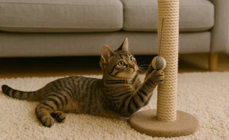 El juego no solo es entretenimiento. Es una necesidad básica para los gatos.