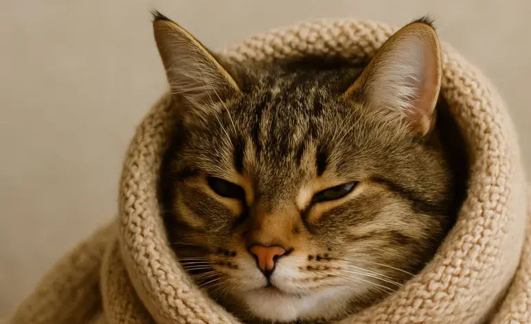Si la temperatura baja a 7 grados, tu gato empezará a sentirlo. La mejor forma de quitarle el frío es adecuando su entorno.
